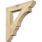 Ekena Millwork Balboa Slat Rough Sawn Bracket, Douglas Fir, 4"W x 26"D x 26"H BKT04X26X26BOA06RDF - alternate 1